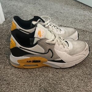 Nike Air Max Sneakers - White, Black, Yellow
